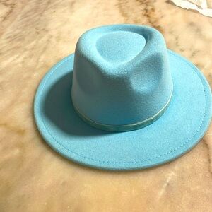 A sky blue fedora hat for children from Forever 21.